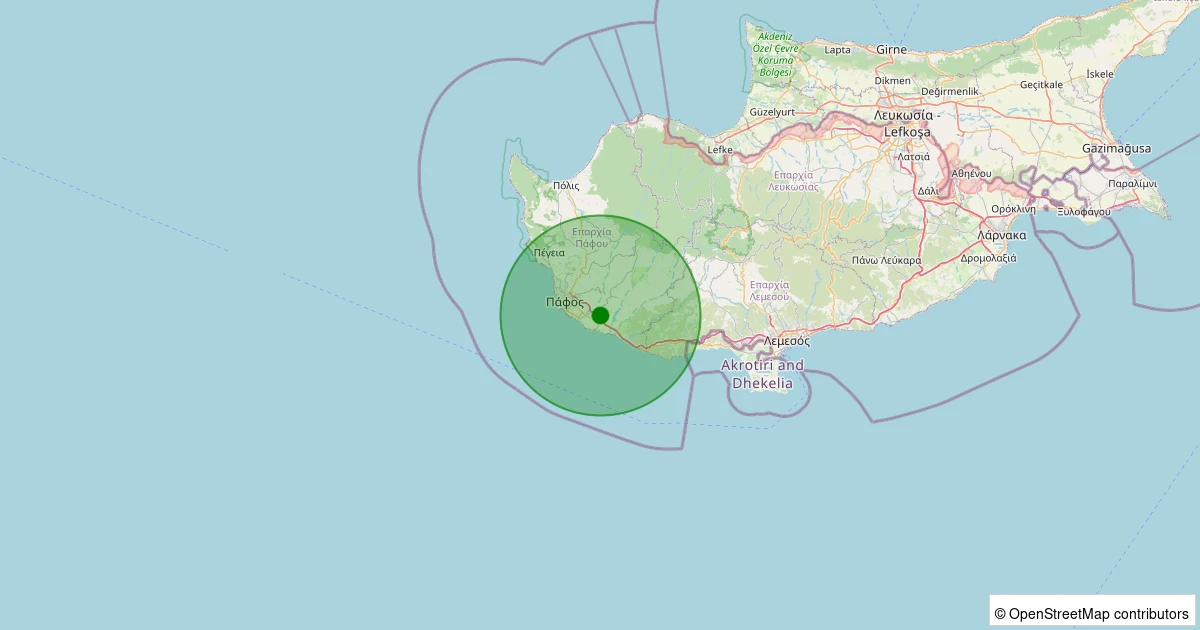 12 Aralık 2025 saat 20:36 - AKDENIZ - 2.30ml depreminin harita gösterimi