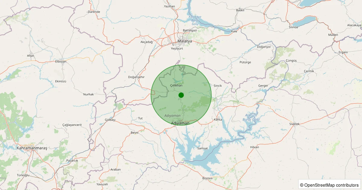 14 Ekim 2025 saat 11:52 - Merkez - Çatalağaç Köyü - 1.40ml depreminin harita gösterimi